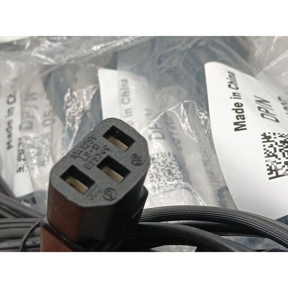 Lot of 10  Power Supply Cord Cables 3 Prong  3-Pin Plug Dell DP/N 05120P - Picture 9 of 9